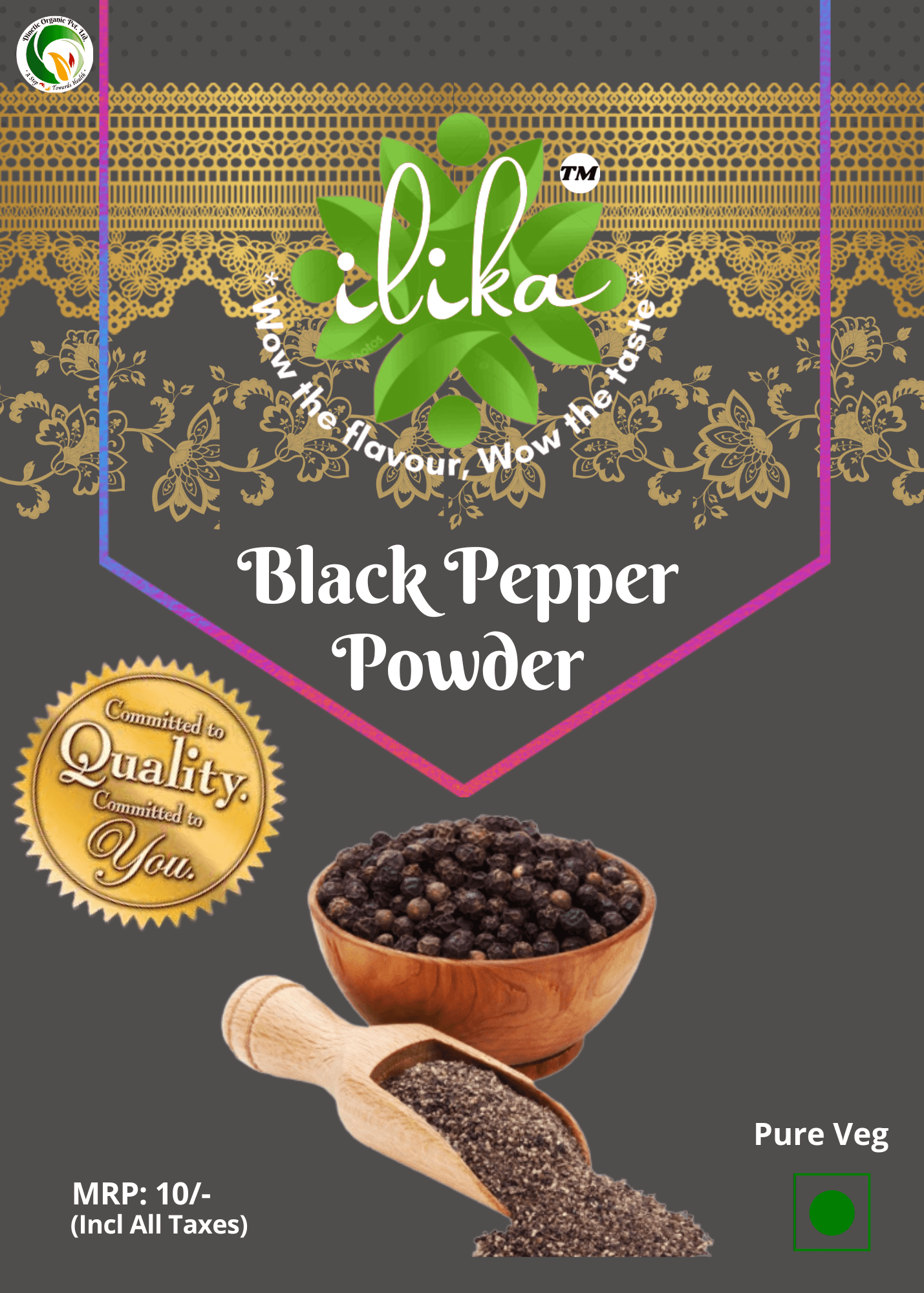 Black Pepper Powder.