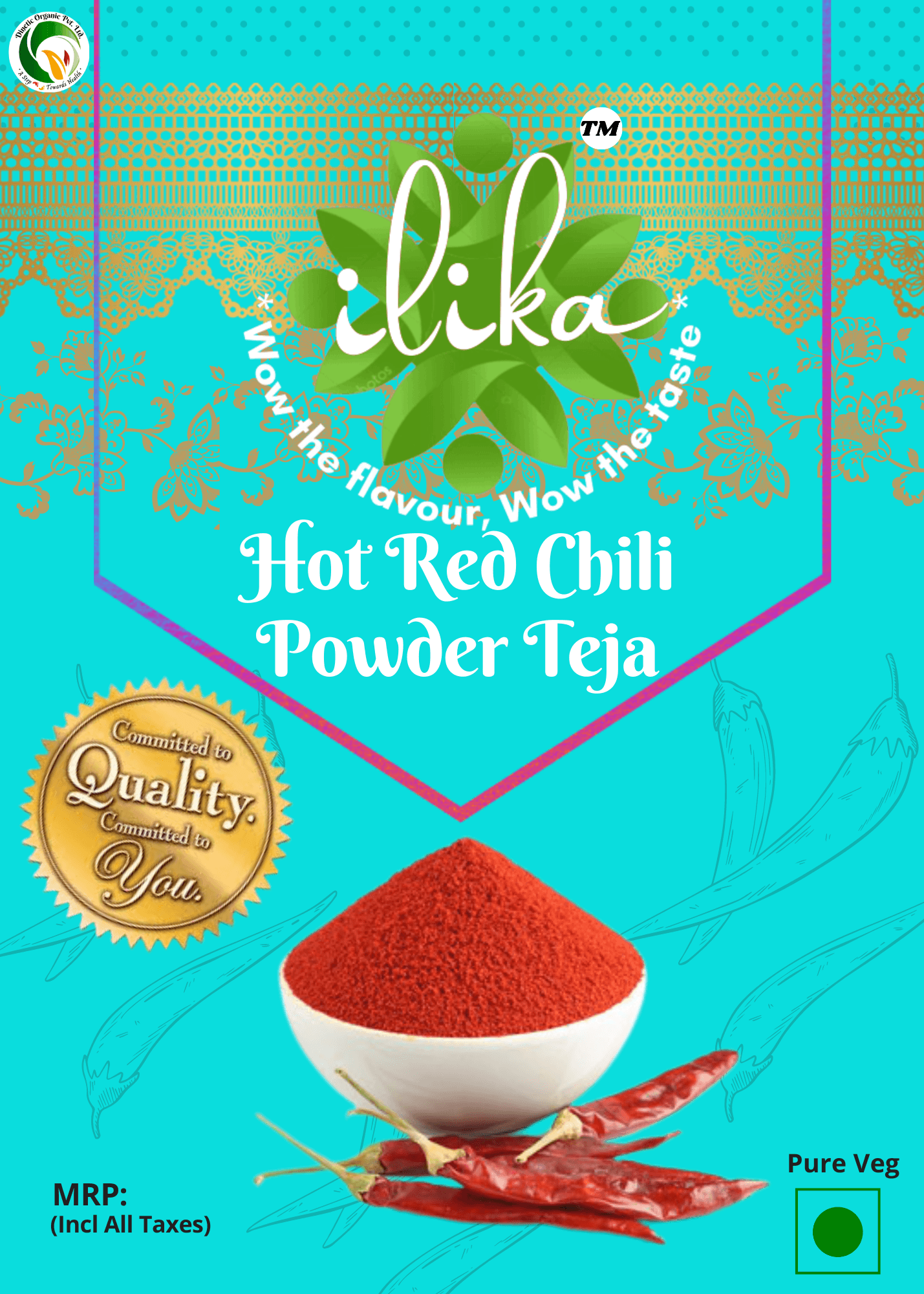 Hot Red Chili Powder Teja.