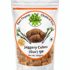 Pure Organic Jaggery Cubes 500 gms front-