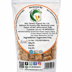 Pure Organic Jaggery Cubes Back-Ilika