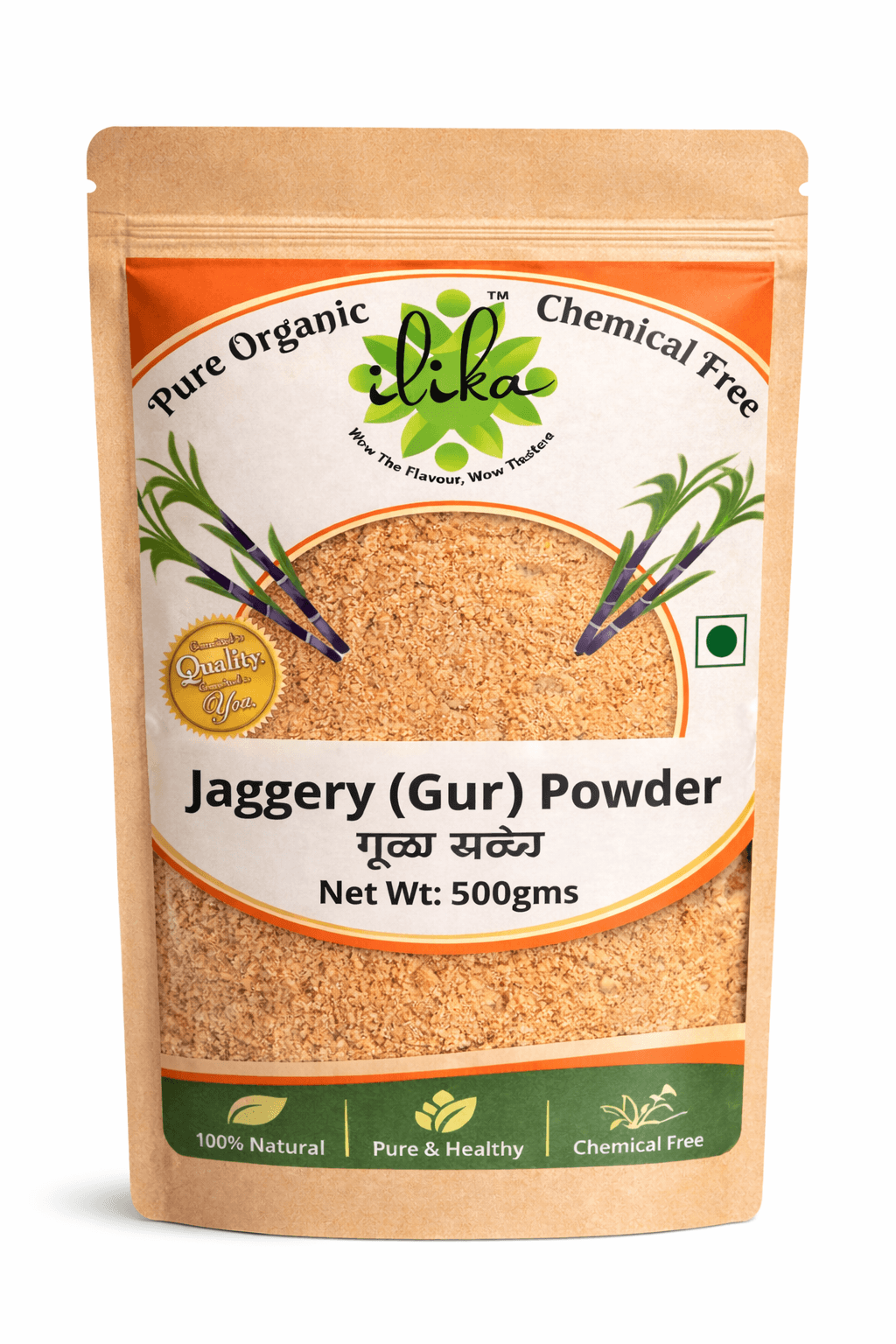 Organic-Jaggery-Powder-500-gms-Ilika