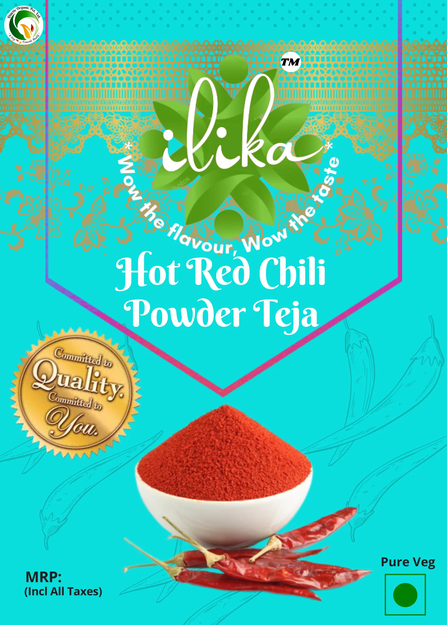 Hot Red Chili Powder Teja.